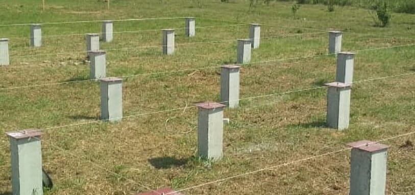 Фундамент на забивных ЖБ сваях